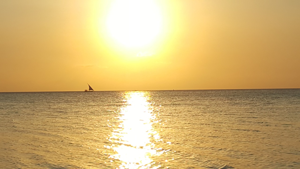 Image - zanzibar kendwa sky africa sun