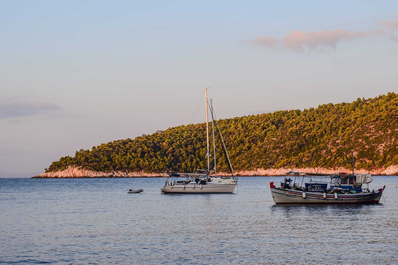 Image - greece skopelos stafylos landscape