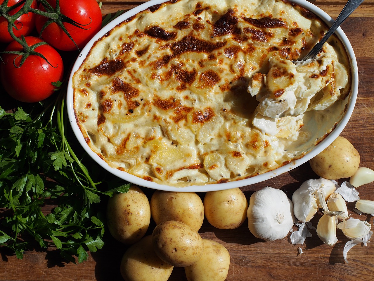 Image - cream potatoes gratin accessories