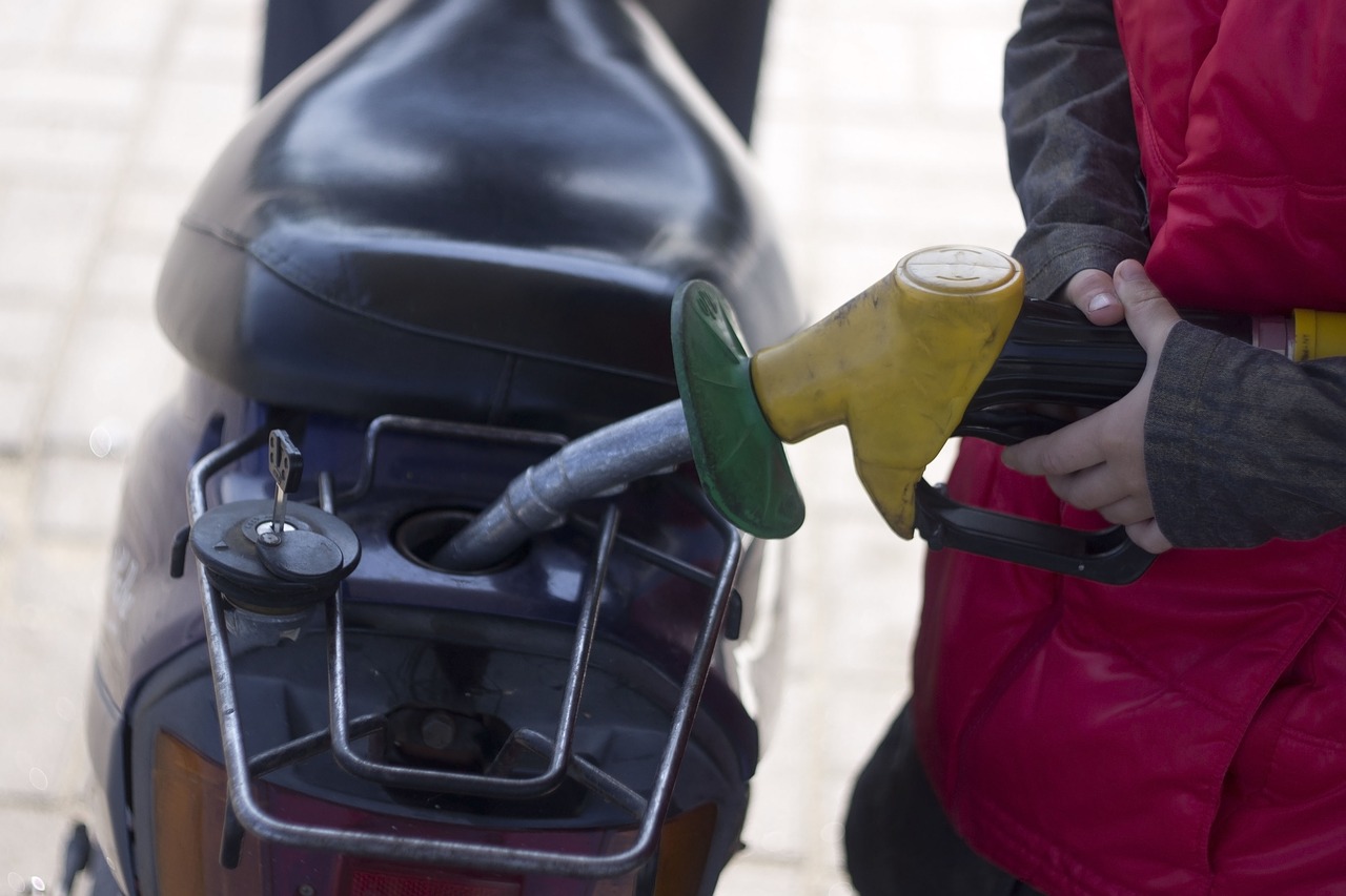 Image - gasoline scooter dressing