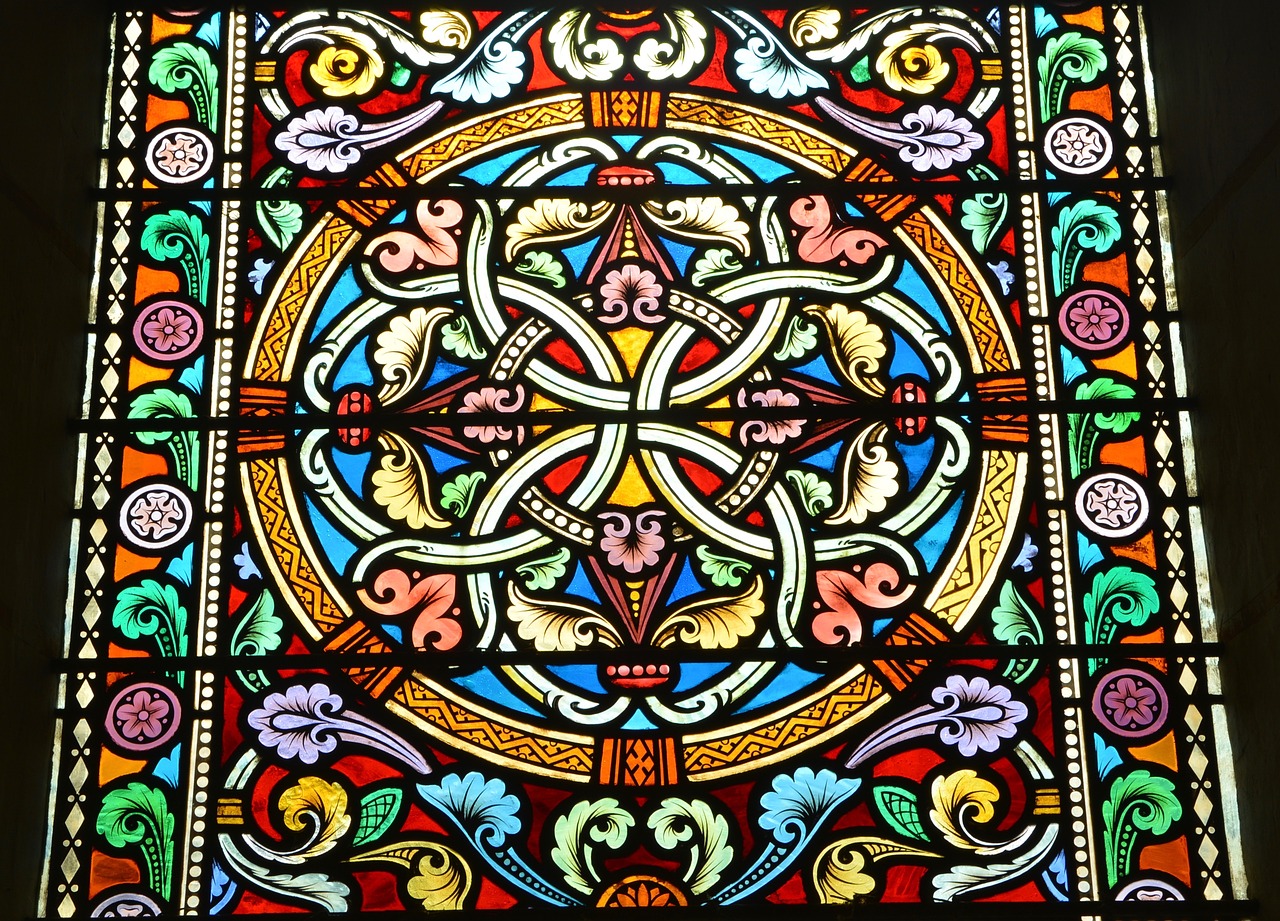 Image - stained glass colored glass