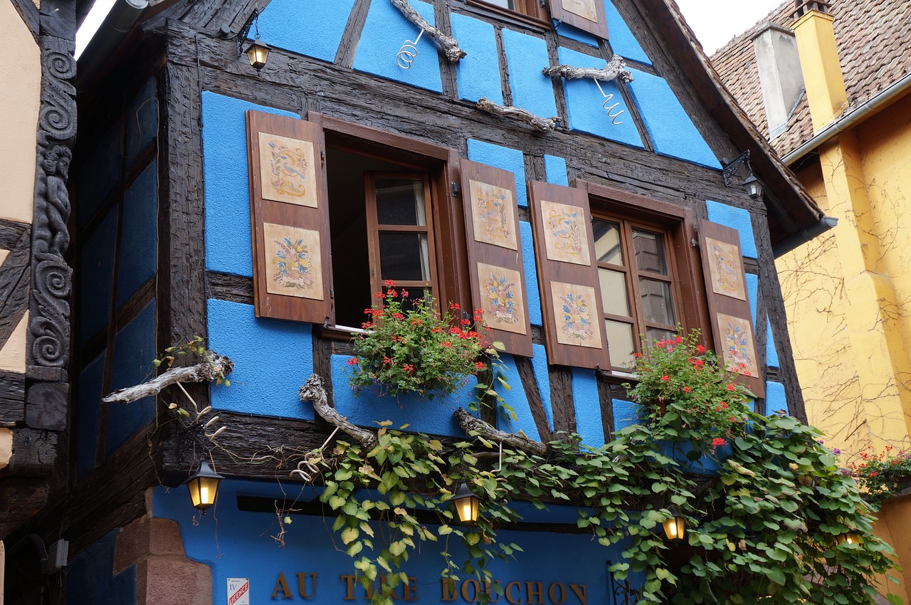 Image - france alsace riquewihr truss