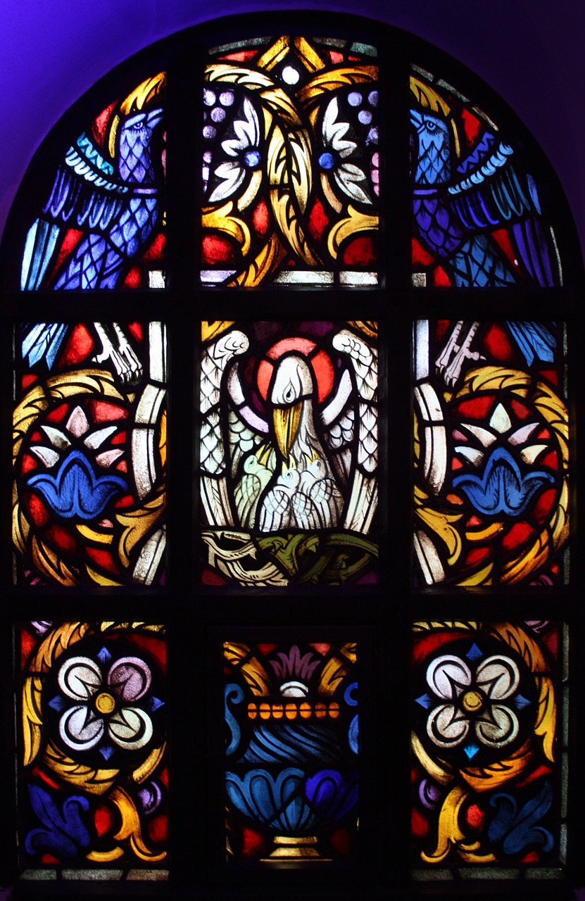 Image - pelikan church window agape jesus