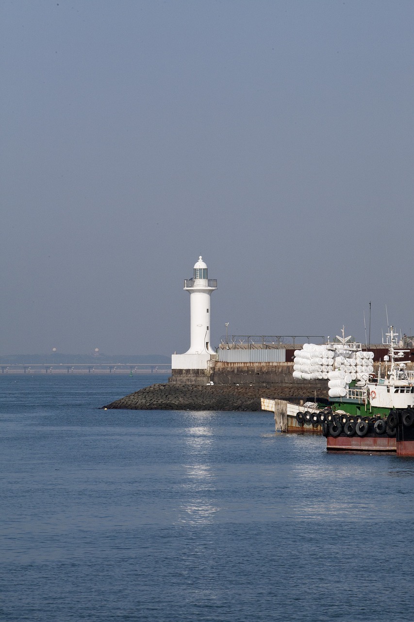 Image - lighthouse island korea sea light