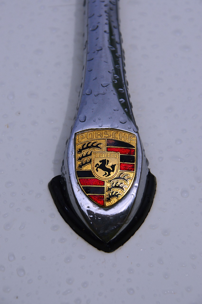 Image - porsche logo old car classic