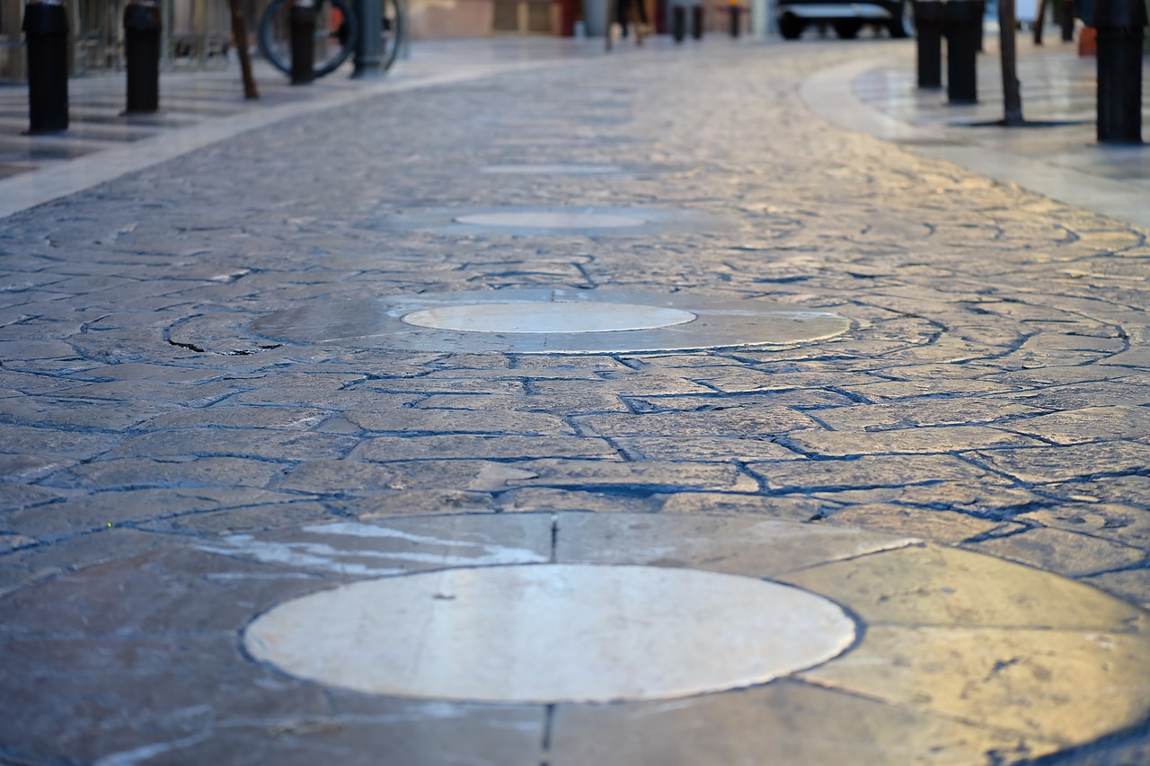 Image - floor street cobblestones city