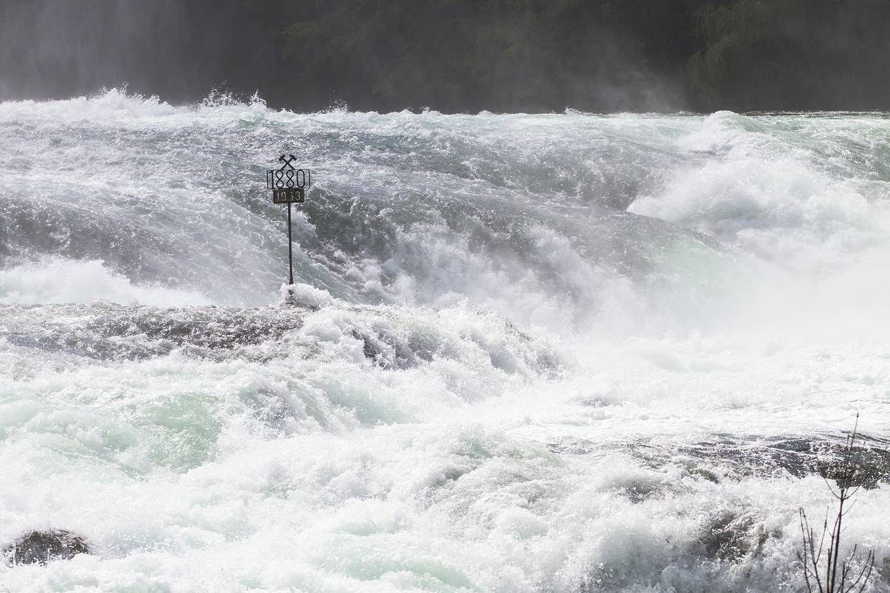 Image - rhine falls rhine waterfall river