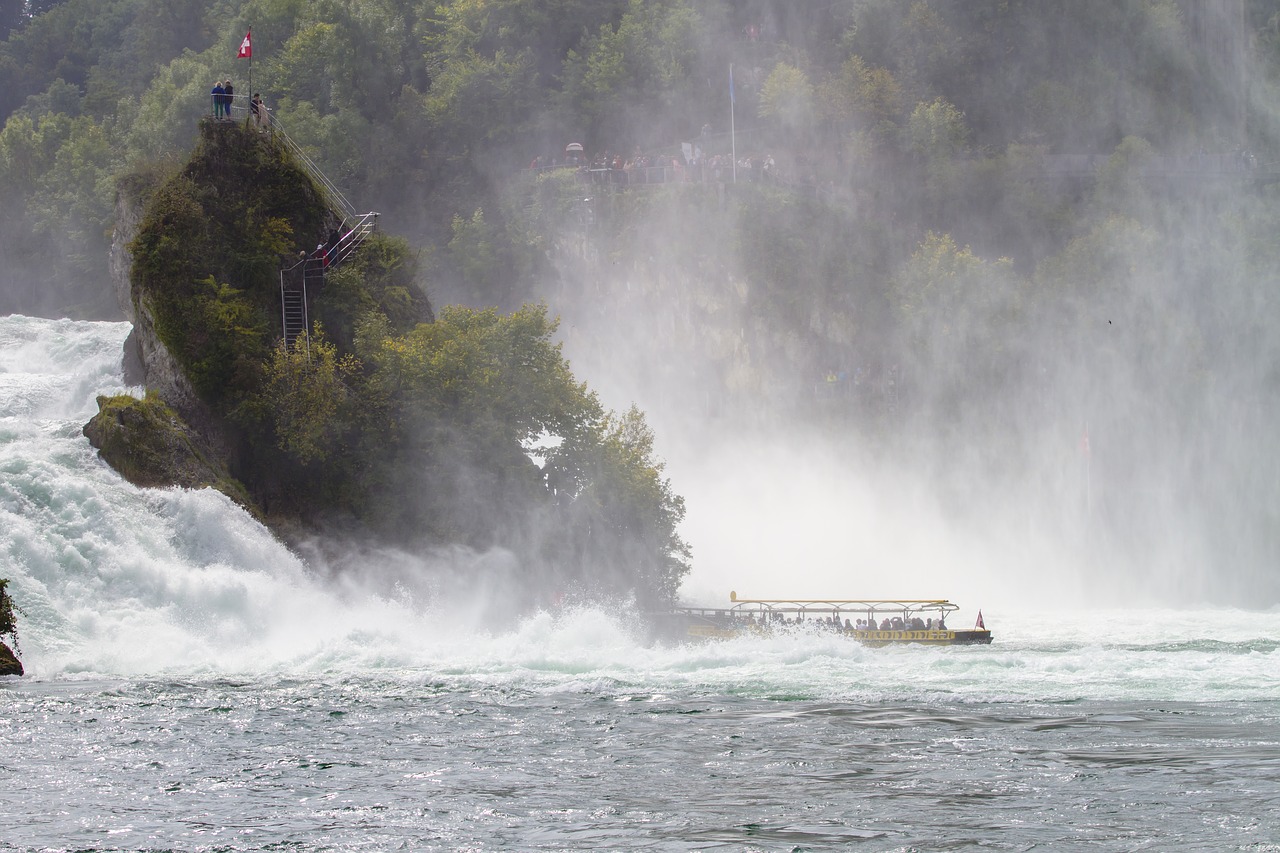 Image - rhine falls rhine waterfall river