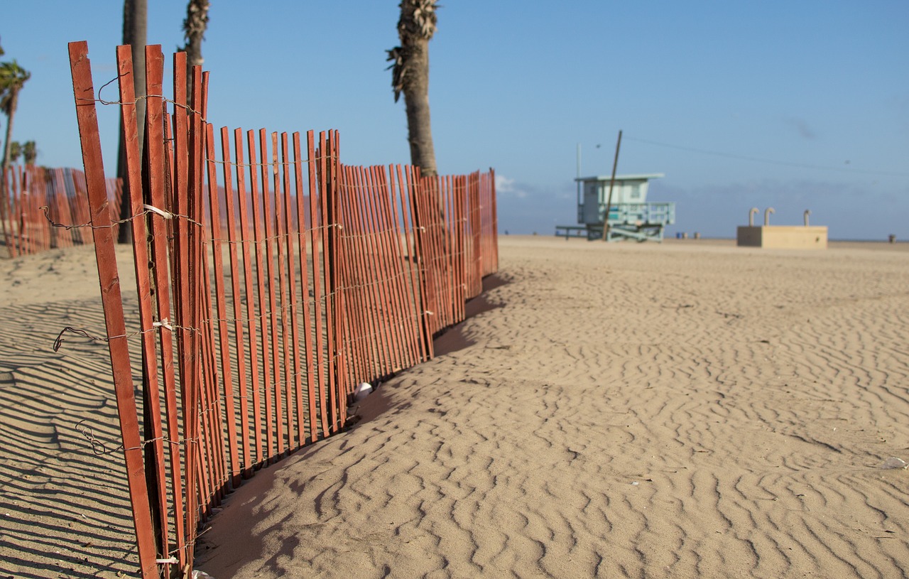 Image - los angeles santa monica beach sand