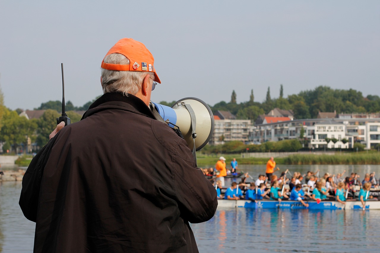 Image - referee lake megaphone speakers