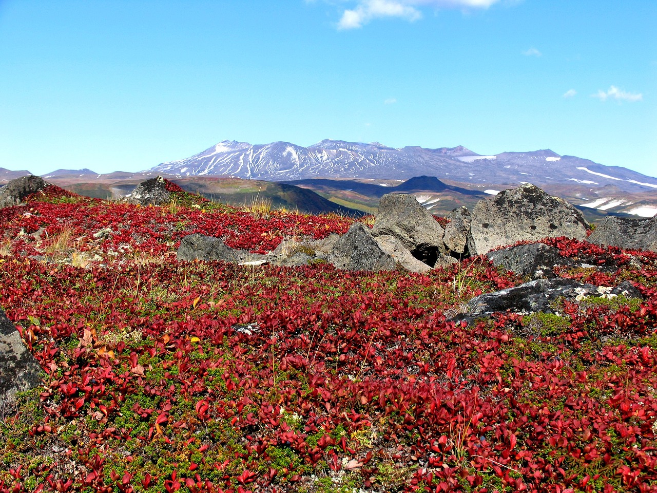 Image - autumn mountains volcano the foot