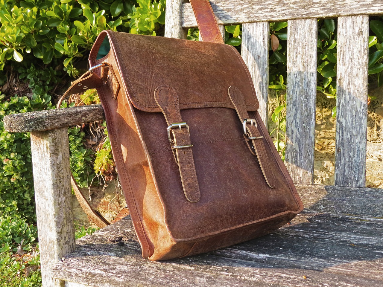 Image - bag leather satchel style vintage