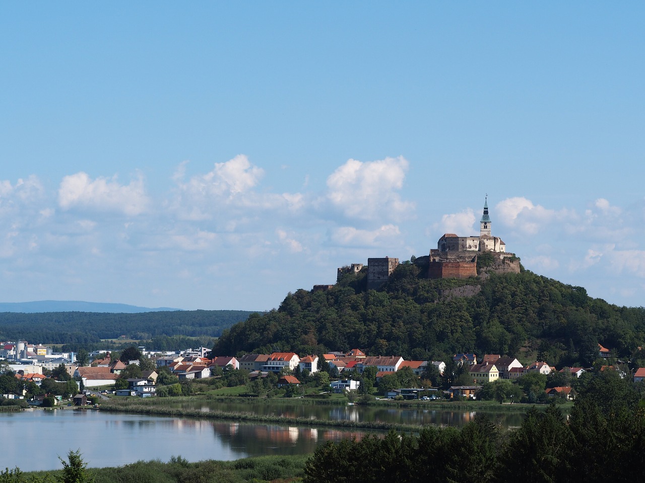 Image - castle burgenland lake water