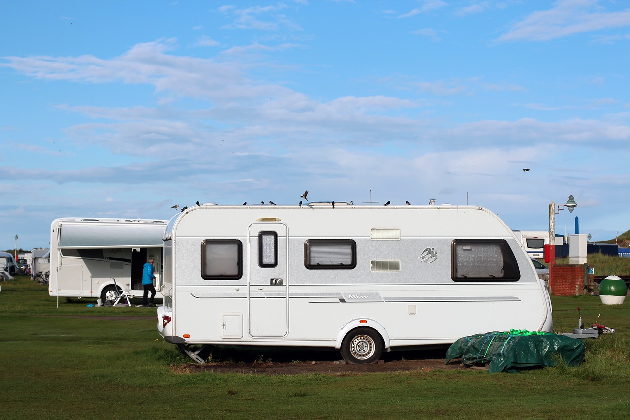 Image - caravan camping campsite holiday