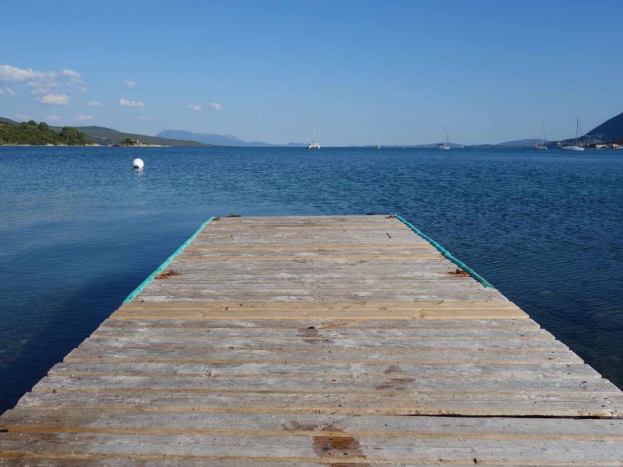 Image - lefkada greece sea nidri view