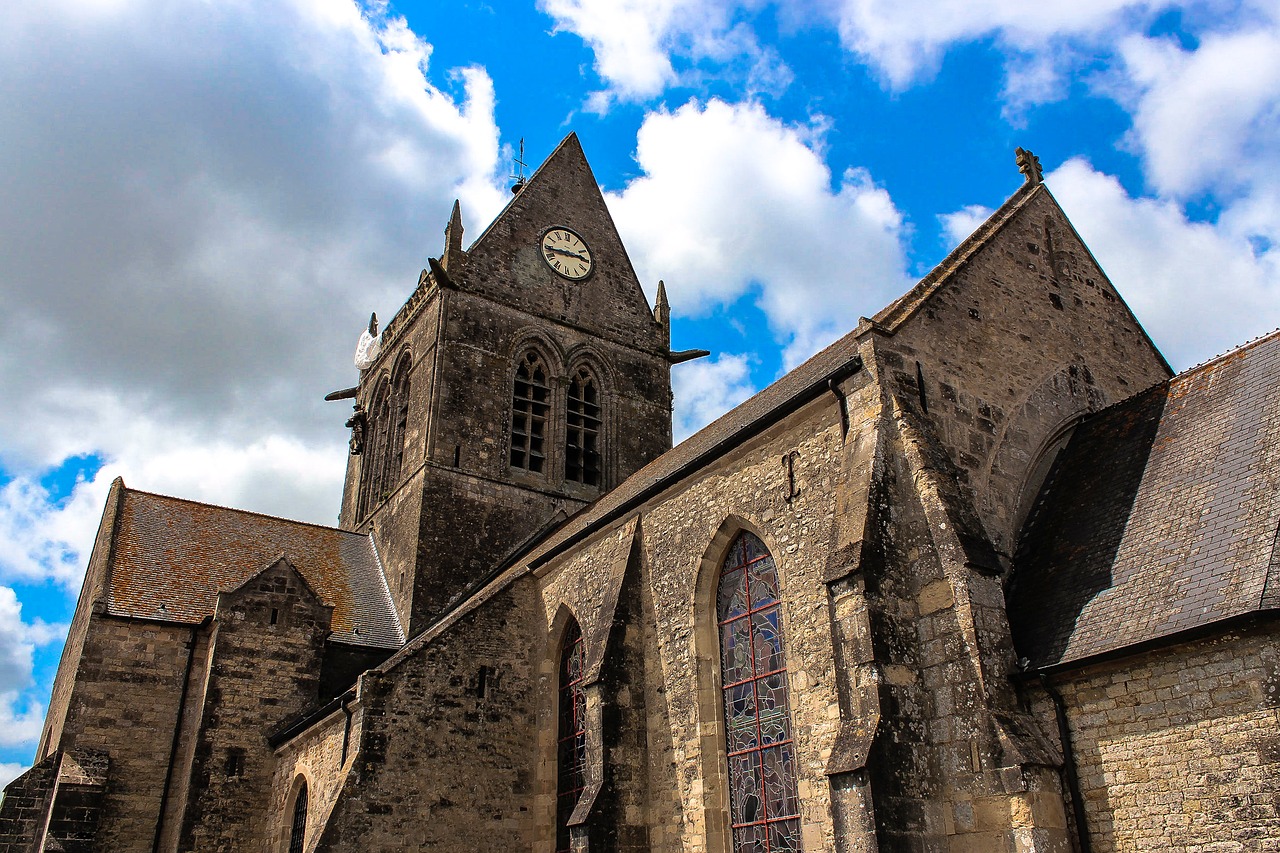 Image - normandy church d day paratroopers