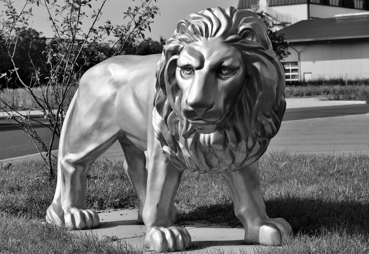 Image - lion sculpture figure