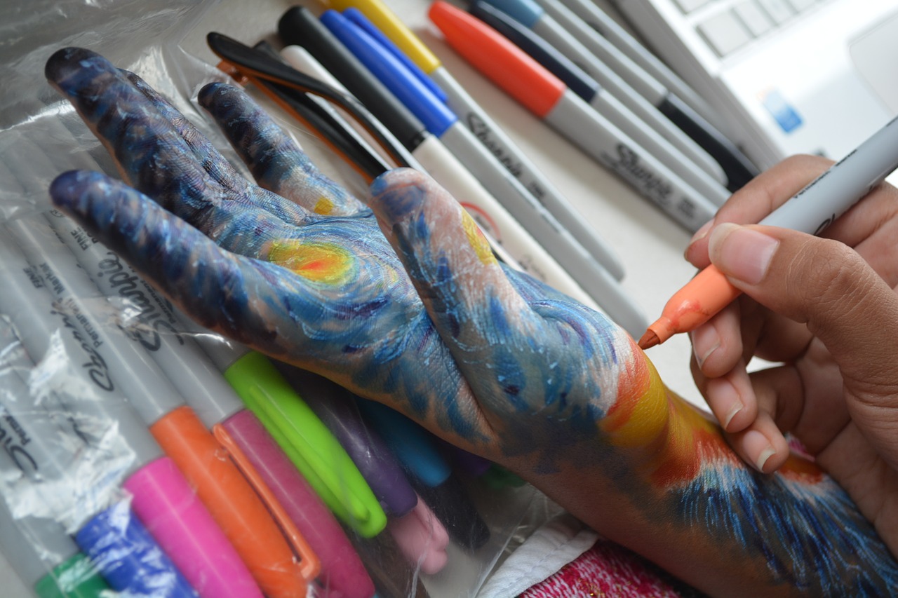 Image - colors painting down creative