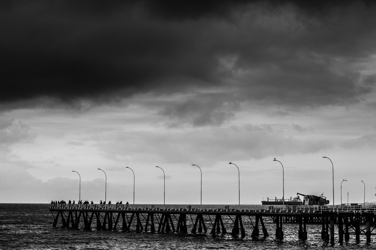 Image - storm grey winter sky clouds cold