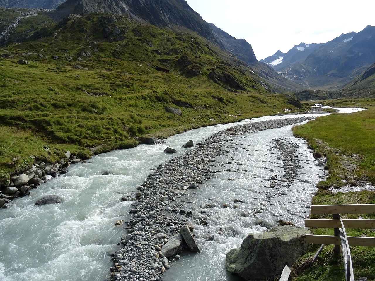 Image - alpine stubai mountains landscape