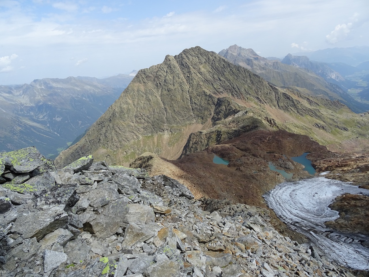 Image - alpine stubai mountains landscape