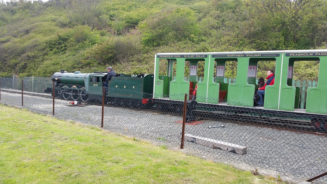 Image - miniature train transport railroad