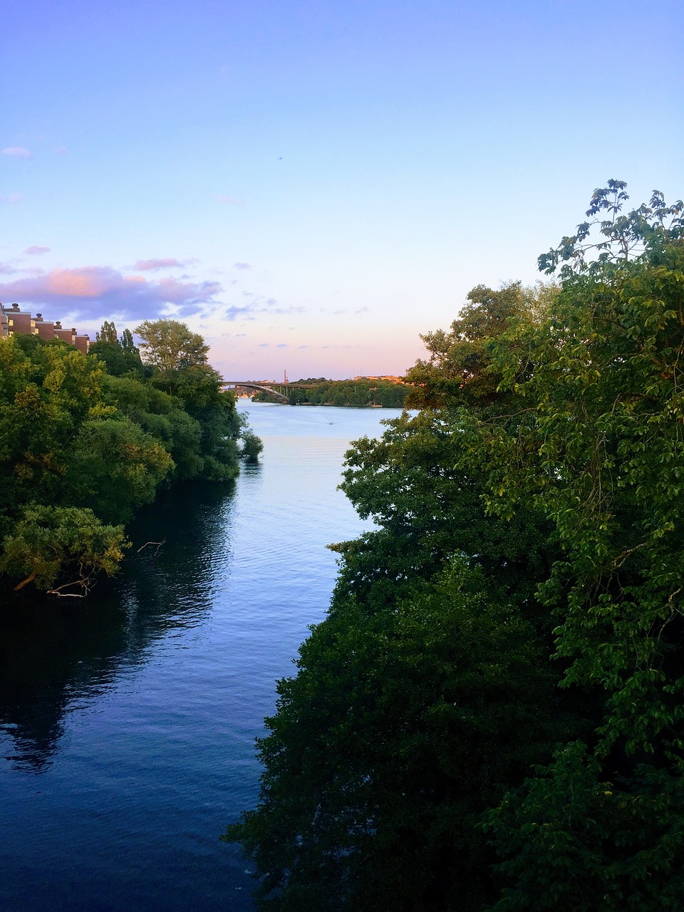 Image - stockholm river sunset