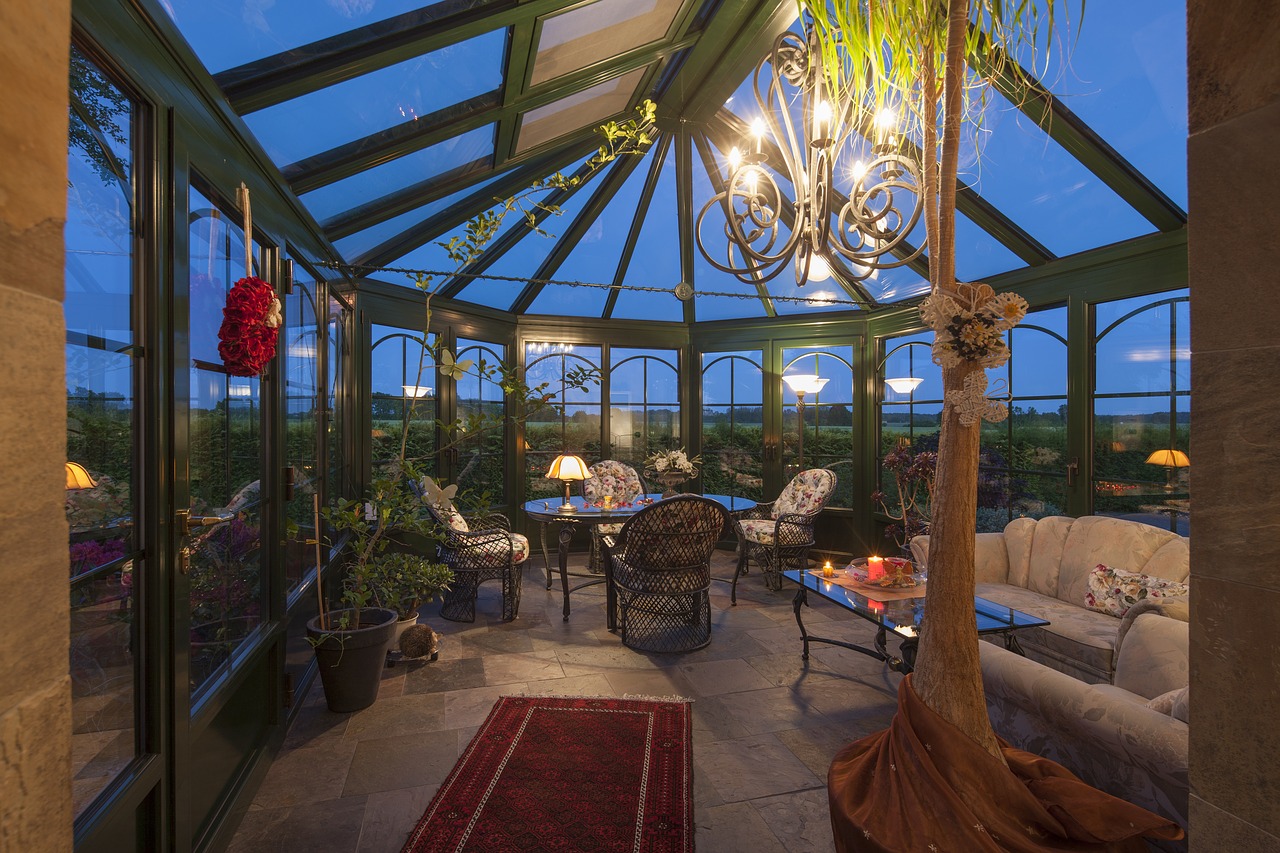 Image - winter garden glass canopy home