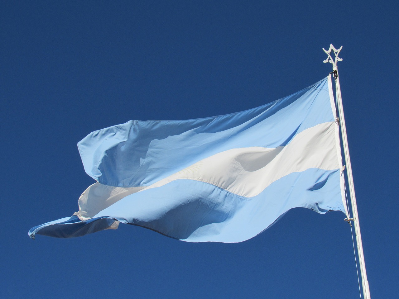 Image - argentina flag wave celeste nation
