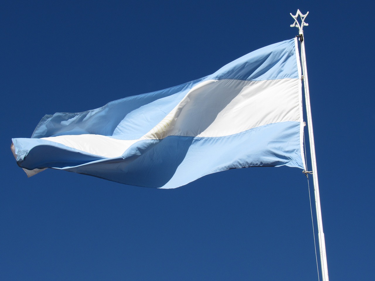 Image - argentina flag wave celeste nation