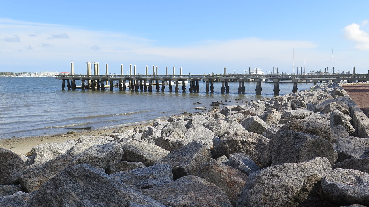 Image - beach stone bridge