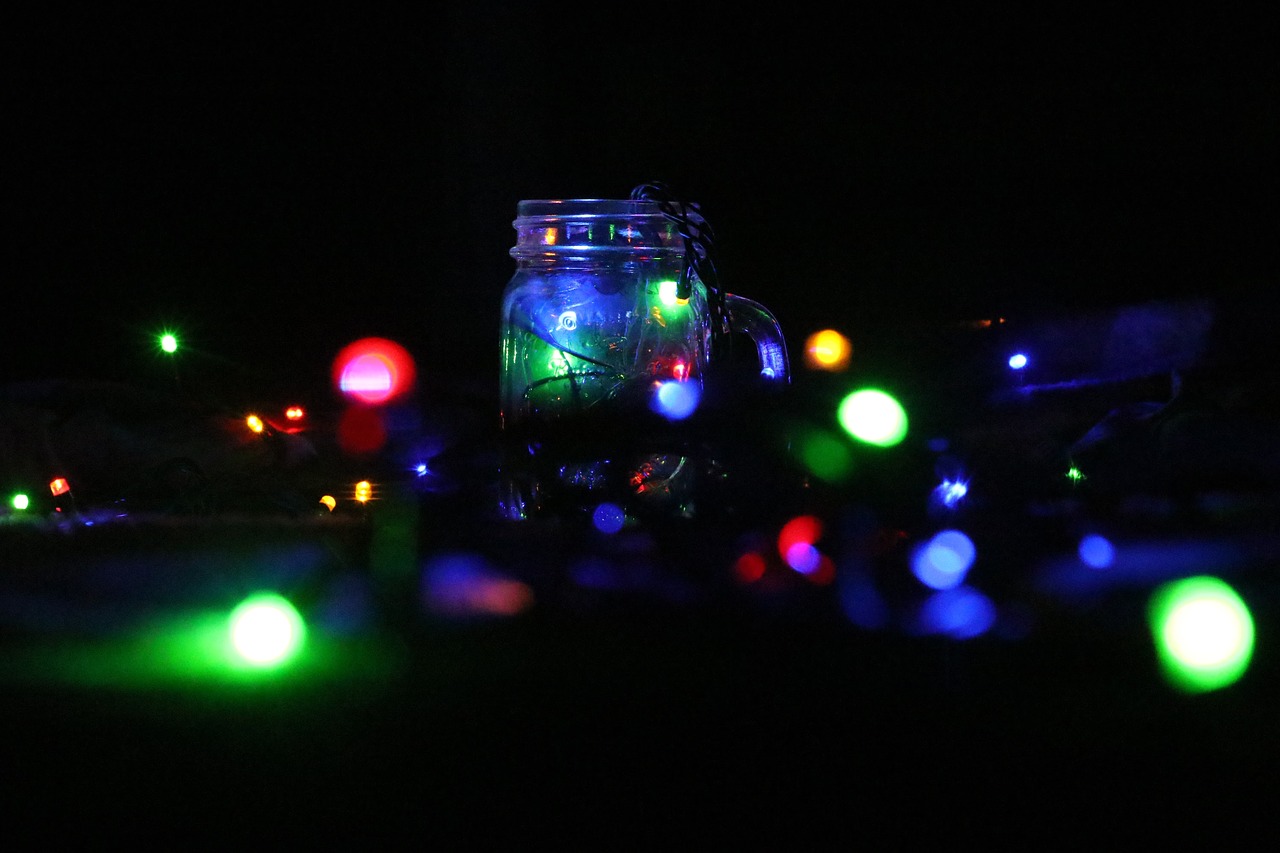 Image - chennai christmas lights bottle