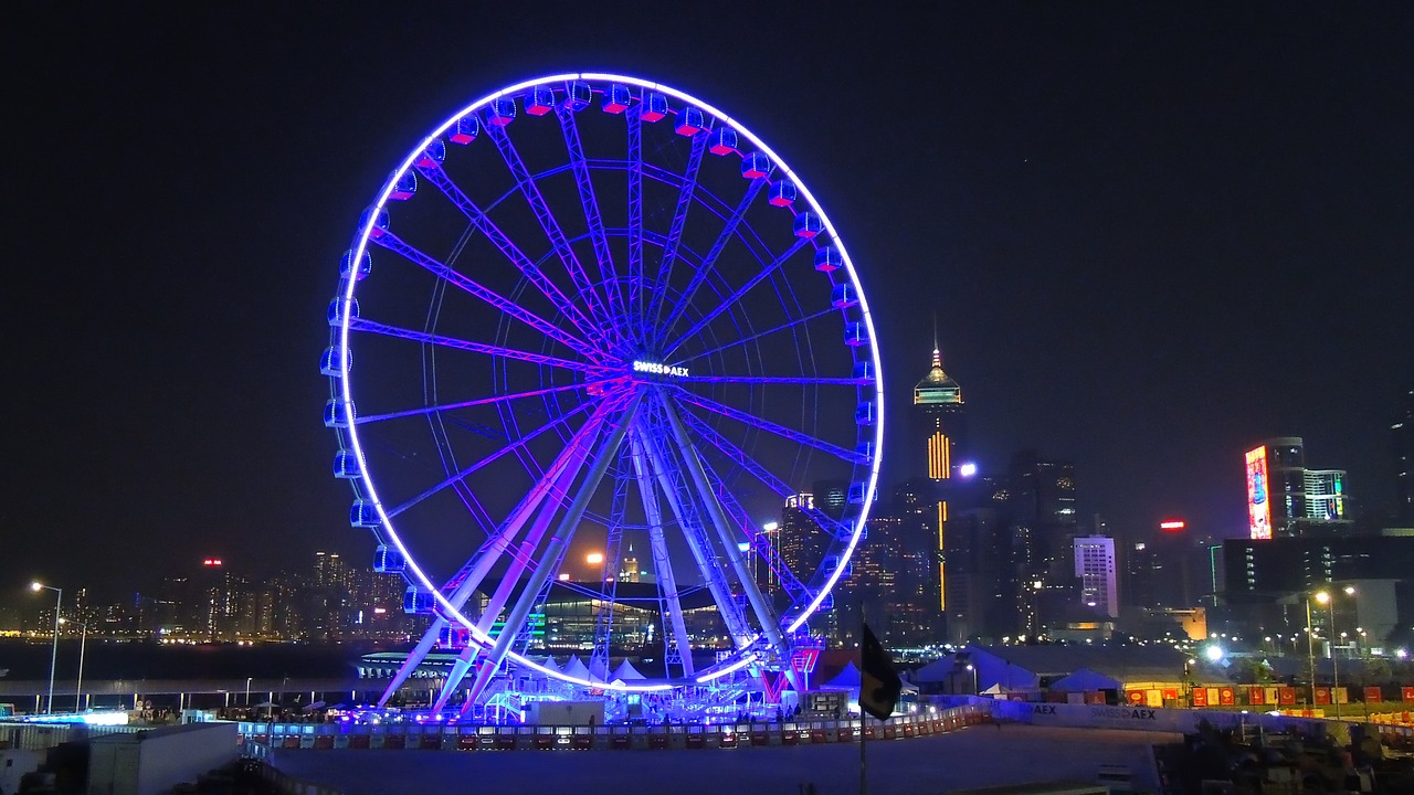 Image - hongkong observation wheel city