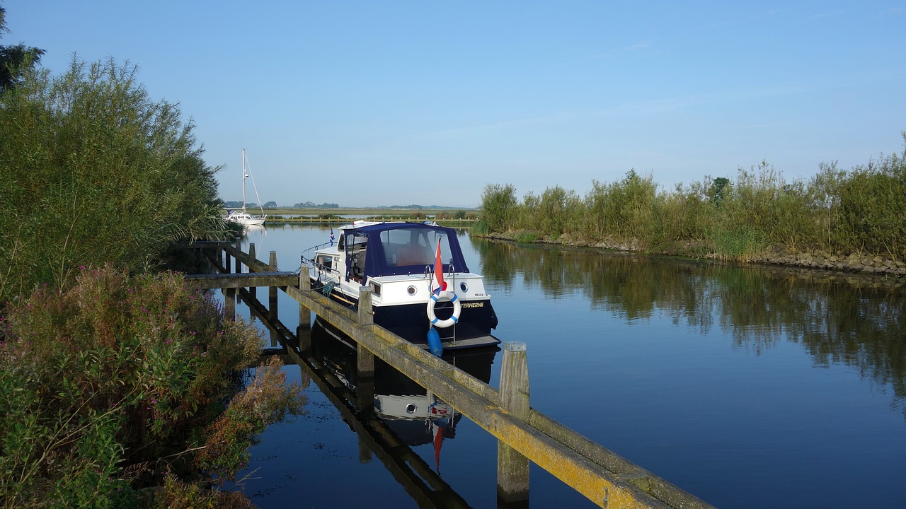 Image - boat pier boating serene quiet