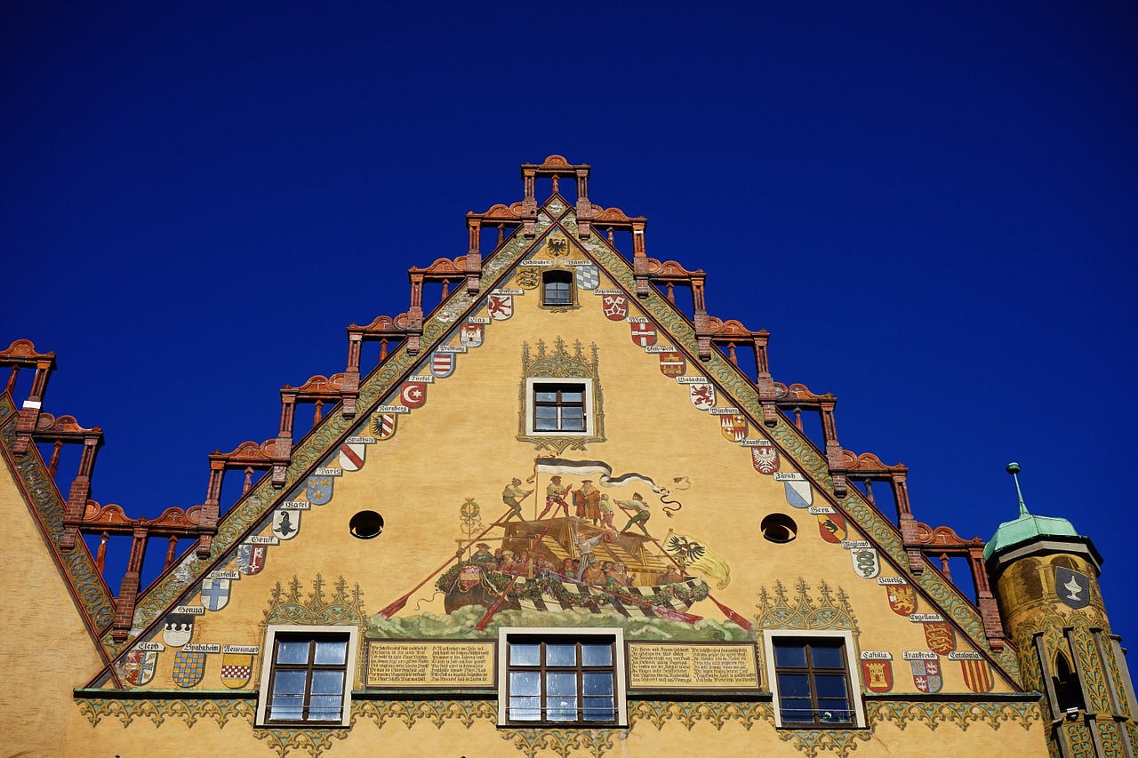 Image - home building town hall ulm facade