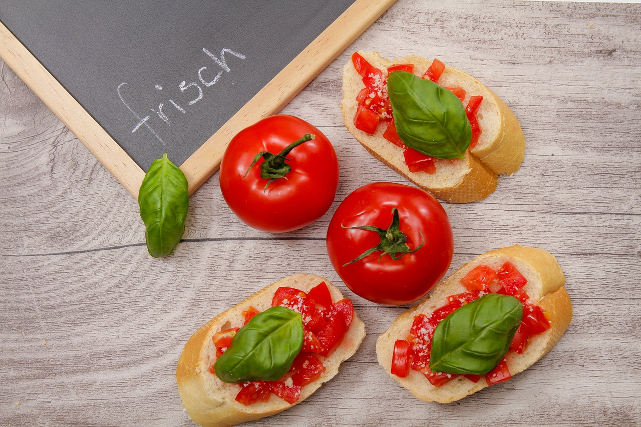 Image - tomato bread culinary delight eat