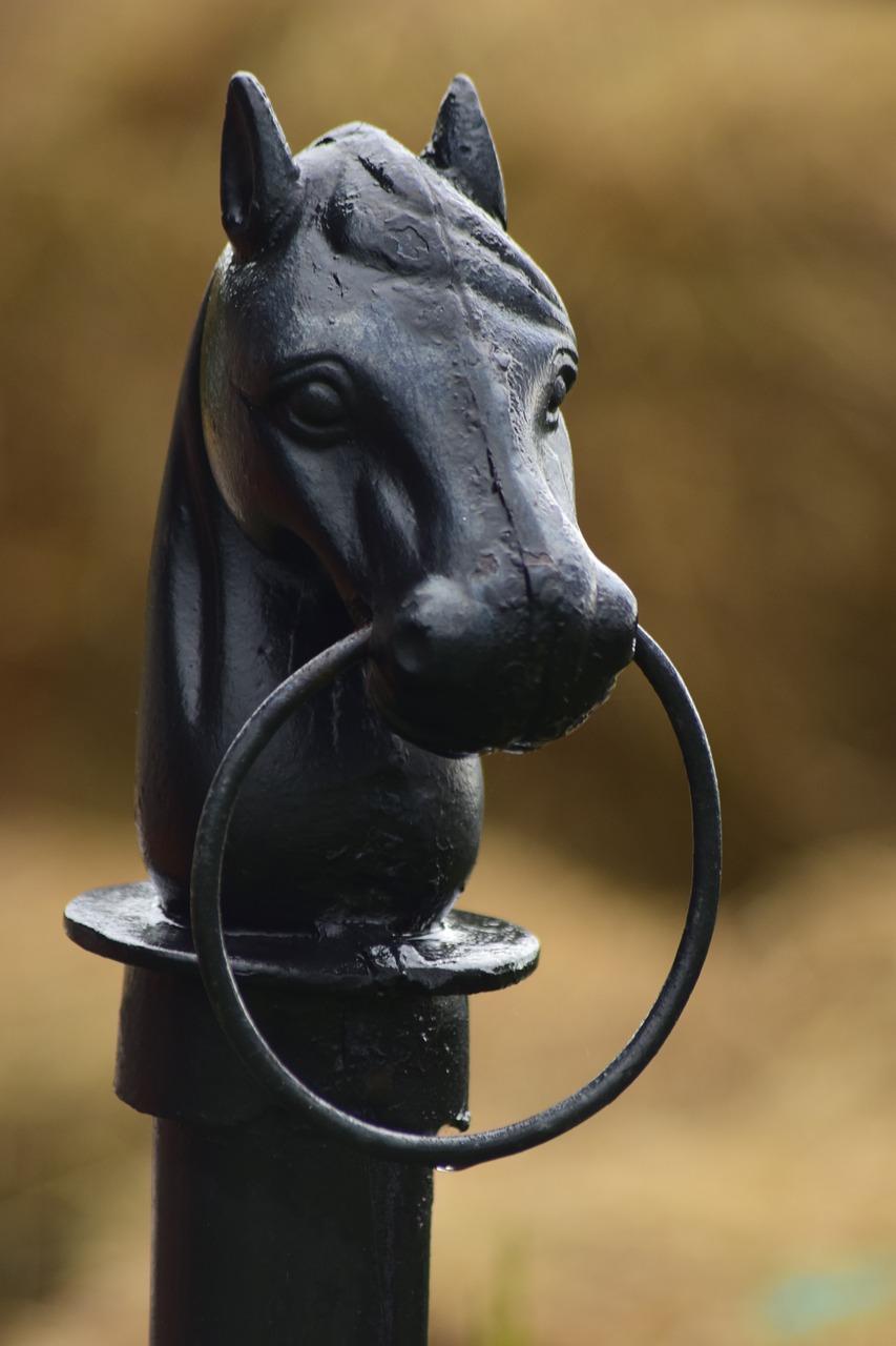 Image - horse crafts structure black