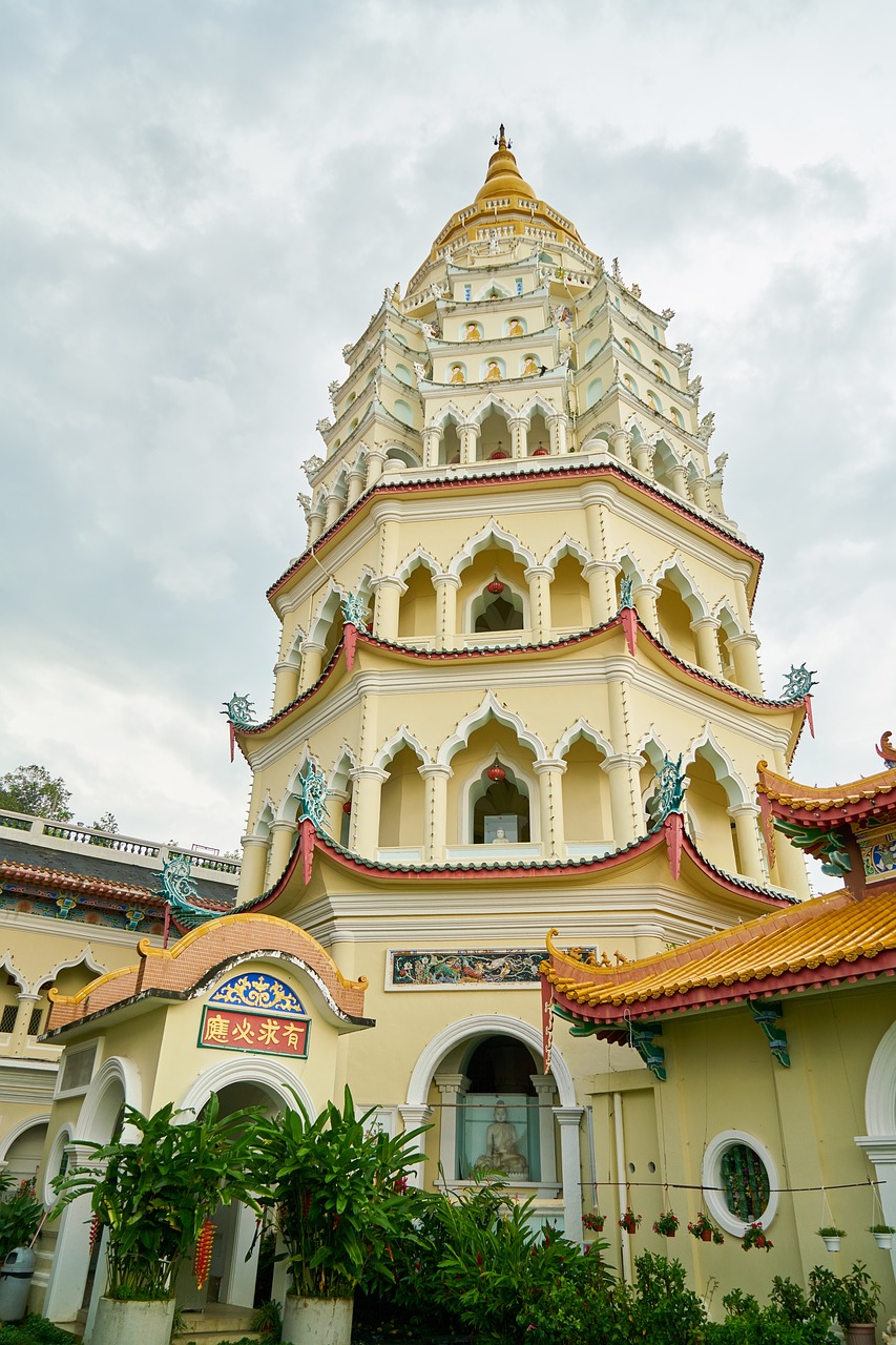 Image - tower temple on old buddhist