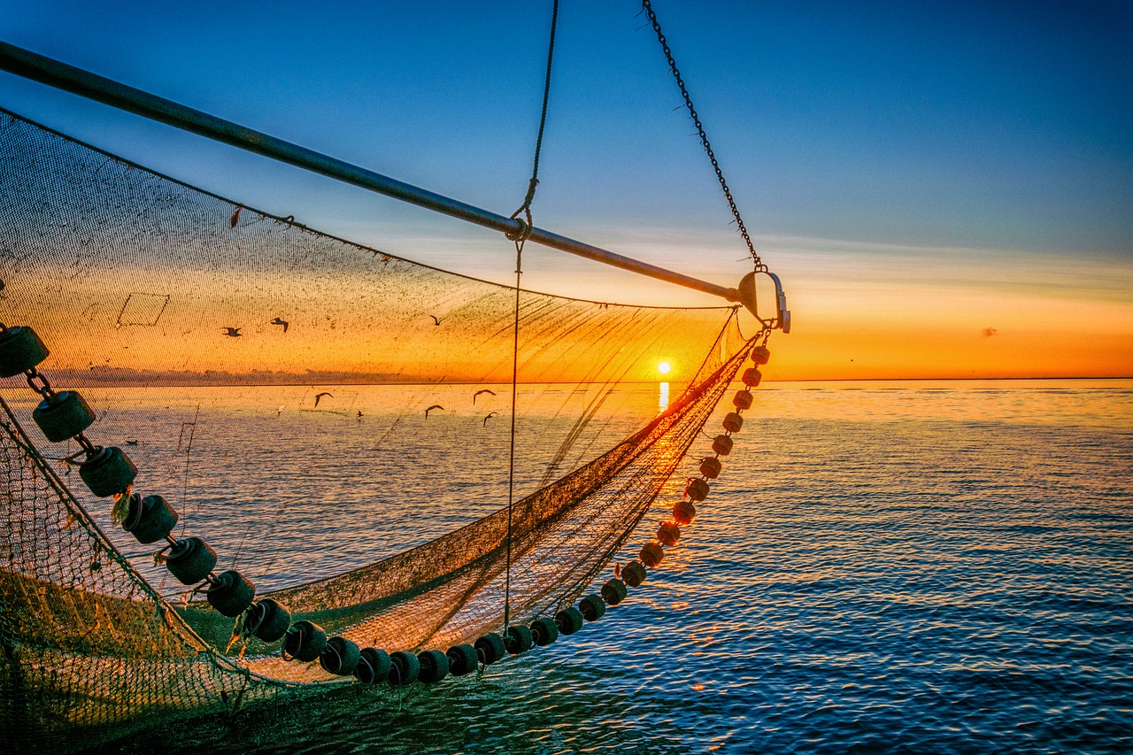 Image - north sea sunrise sky water lake