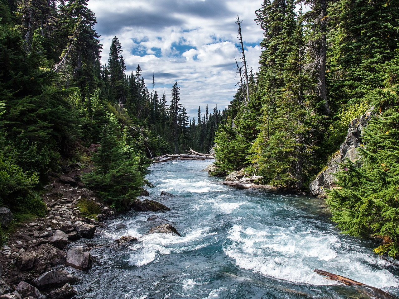 Image - rivers streams flowing blue water