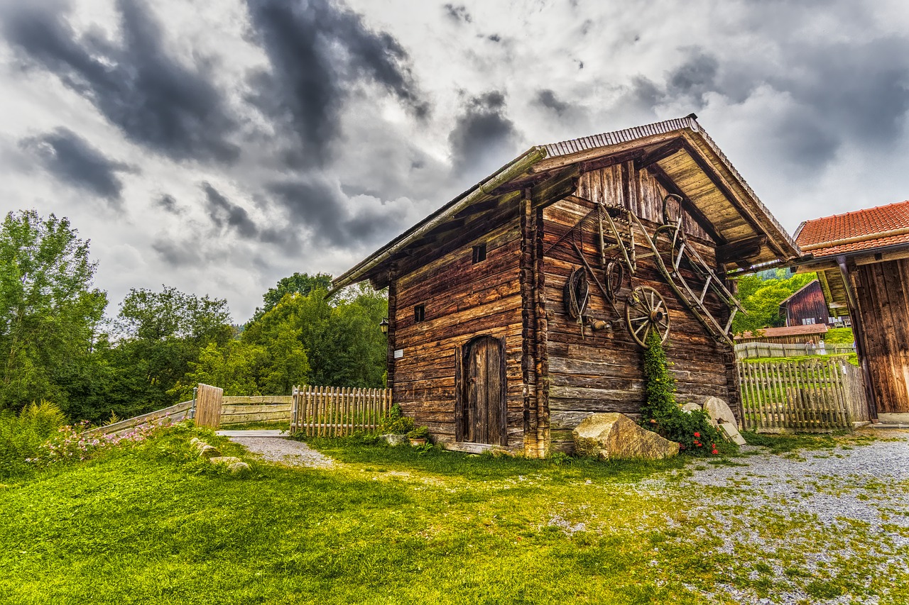 Image - hut scale alpine hut building home