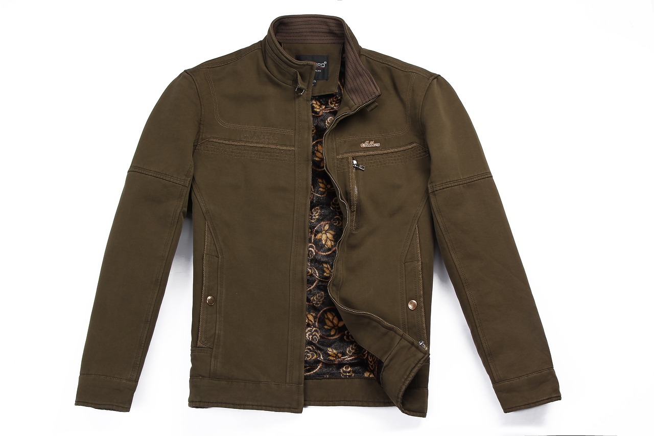 Image - thickened jacket khaki positive