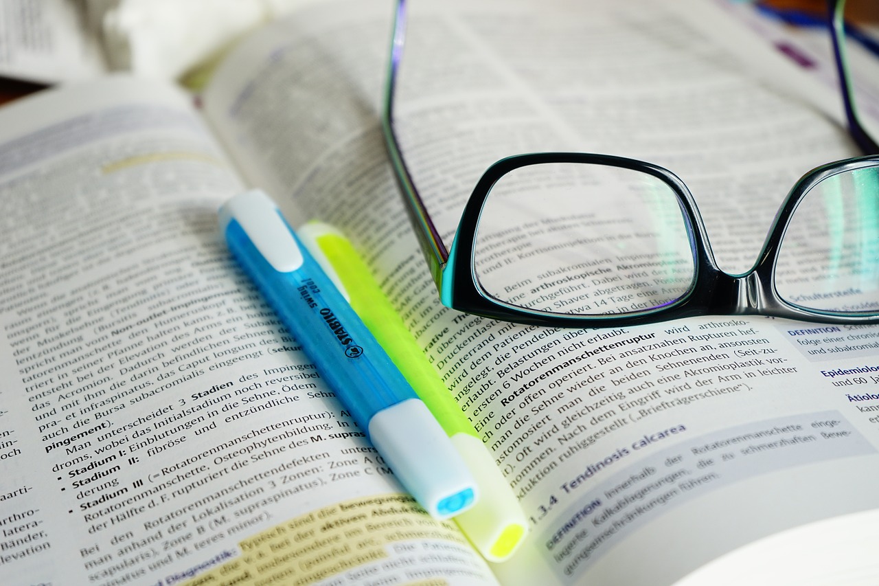 Image - glasses read learn book text