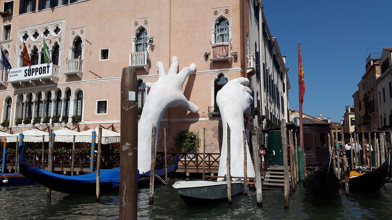 Image - venice italy venezia water channel