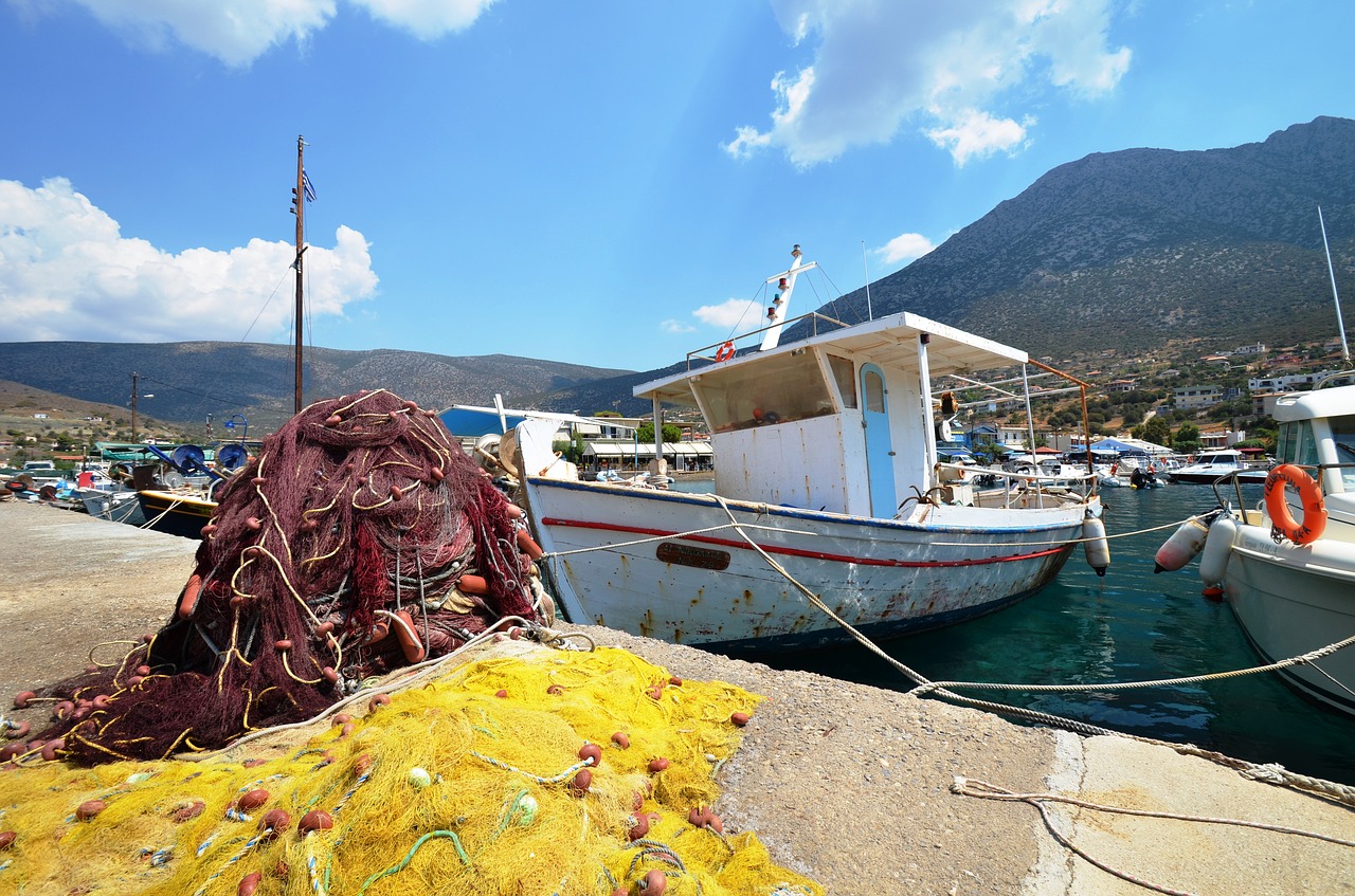 Image - landscapes sea beach greece port