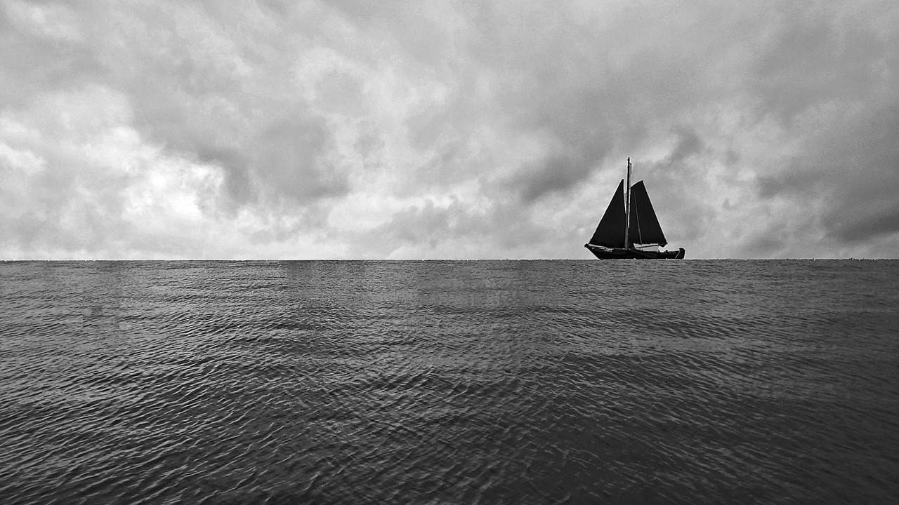 Image - seascape sea yacht ocean nature