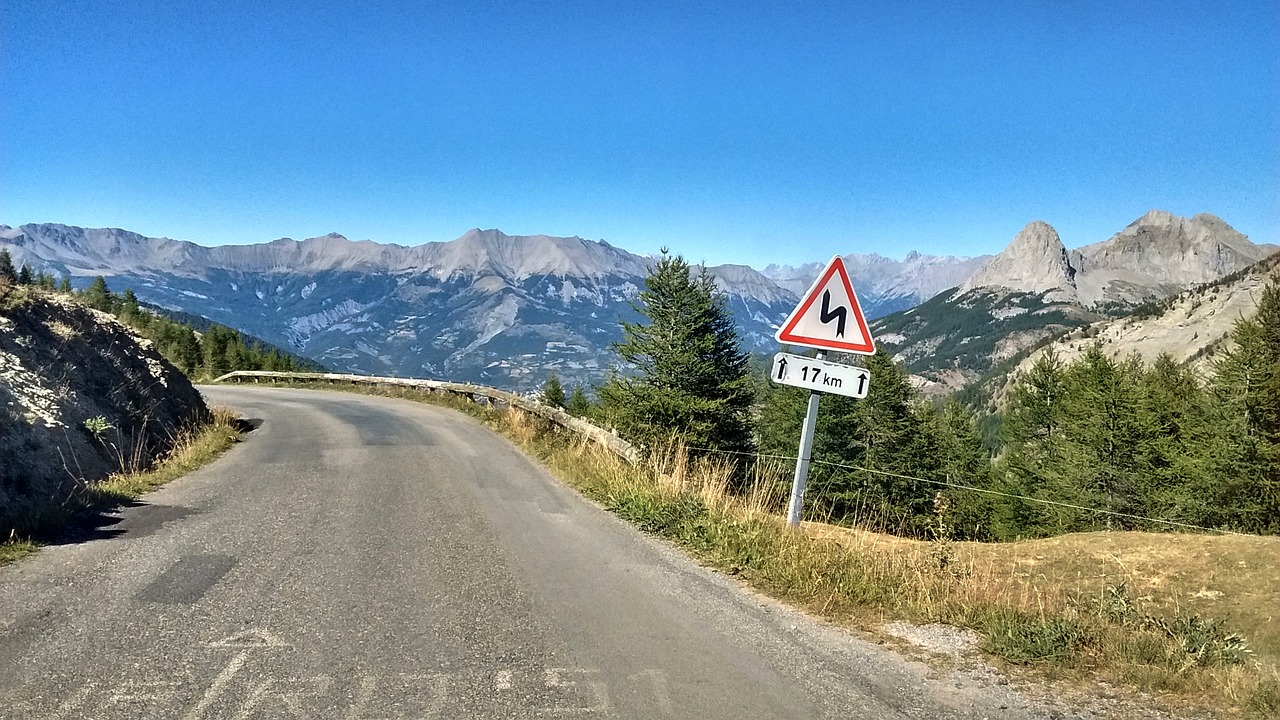 Image - road mountain landscape france