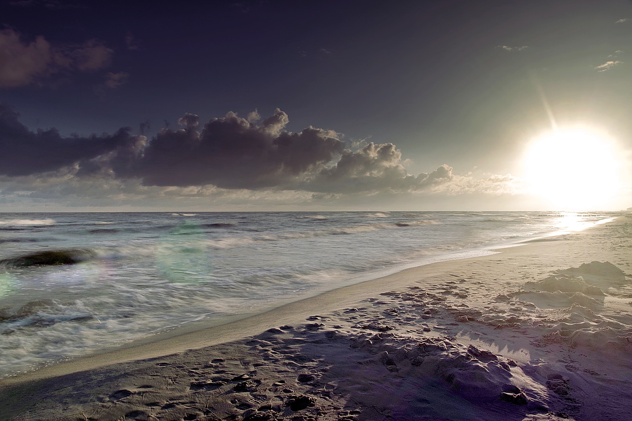 Image - sea sunrise beach holidays