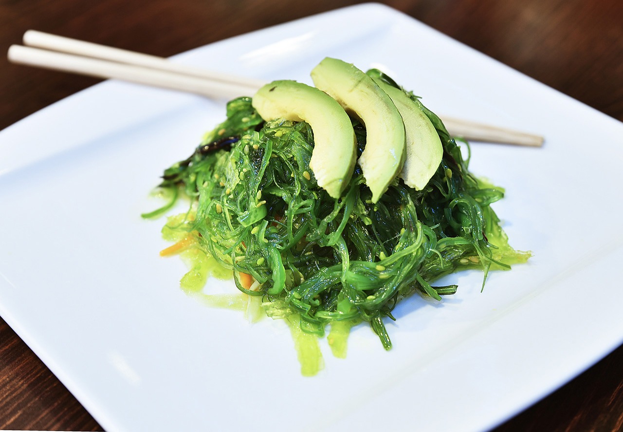 Image - food salad wakame cooking seaweed