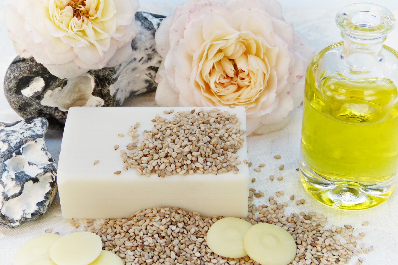 Image - soap rose oil sesame cocoa butter